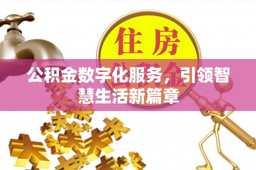 长涂公积金数字化服务，引领智慧生活新篇章