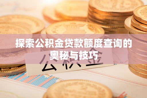 长涂探索公积金贷款额度查询的奥秘与技巧