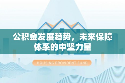 长涂公积金发展趋势，未来保障体系的中坚力量