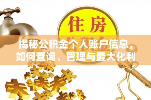 长涂揭秘公积金个人账户信息，如何查询、管理与最大化利用