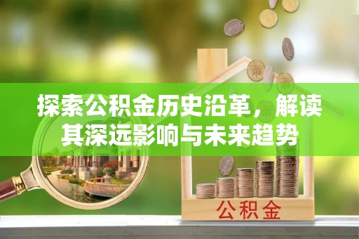 长涂探索公积金历史沿革，解读其深远影响与未来趋势