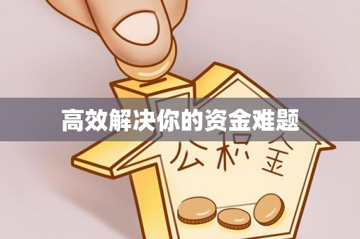长涂高效解决你的资金难题