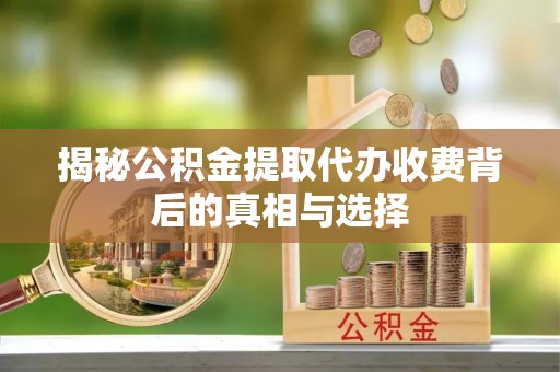 长涂揭秘公积金提取代办收费背后的真相与选择