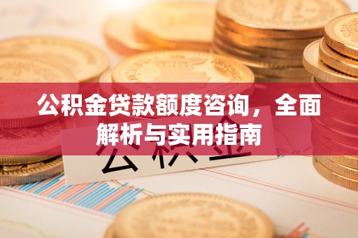 长涂公积金贷款额度咨询，全面解析与实用指南