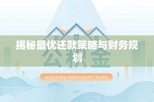 长涂揭秘最优还款策略与财务规划