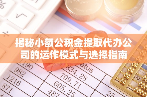 长涂揭秘小额公积金提取代办公司的运作模式与选择指南