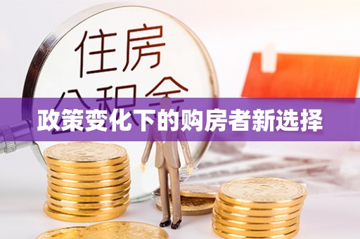 长涂政策变化下的购房者新选择