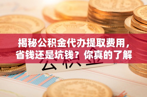 长涂揭秘公积金代办提取费用，省钱还是坑钱？你真的了解吗？